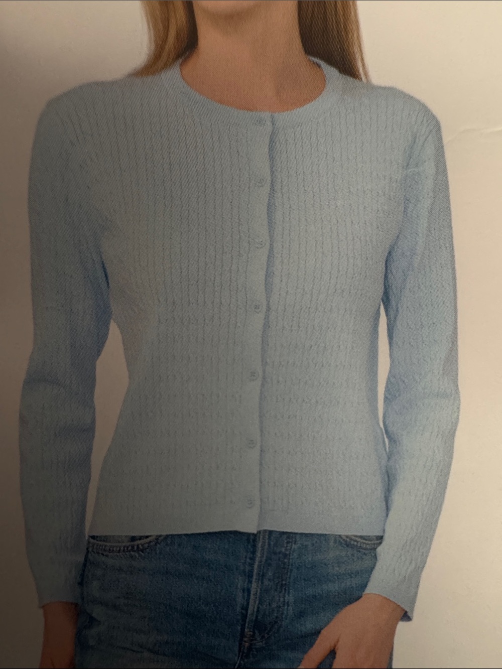 TED Baker Women’s COTTON CABLE KNIT CARDIGAN